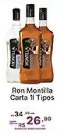 Super Lagoa Ron Montilla Carta 11 Tipos oferta