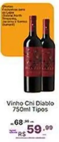 Super Lagoa Vinho Chi Diablo 750ml Tipos oferta