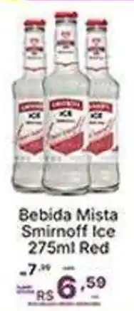 Super Lagoa Bebida Mista Smirnoff Ice Red oferta