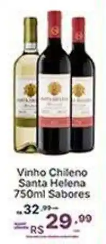 Super Lagoa Vinho chileno santa helena sabores oferta