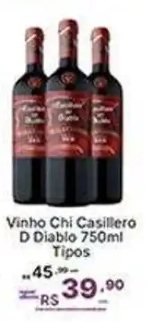 Super Lagoa Vinho Chi Casillero D Diablo Tipos oferta
