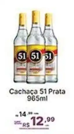 Super Lagoa Cachaça 51 Prata oferta