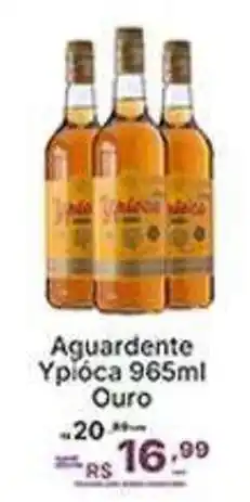 Super Lagoa Aguardente Ypióca 965ml Ouro oferta