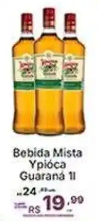 Super Lagoa Bebida Mista Ypióca Guaraná 1l oferta