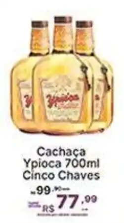 Super Lagoa Cachaça Ypioca Cinco Chaves oferta