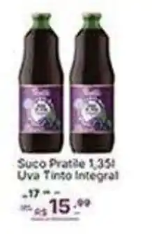 Super Lagoa Suco Pratle 1,35l Uva Tinto Integral oferta