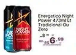 Super Lagoa Energetico Night Power 473ml Lt Tradicional Ou Zero oferta