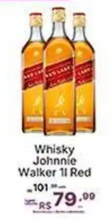 Super Lagoa Whisky Johnnie Walker 1l Red oferta
