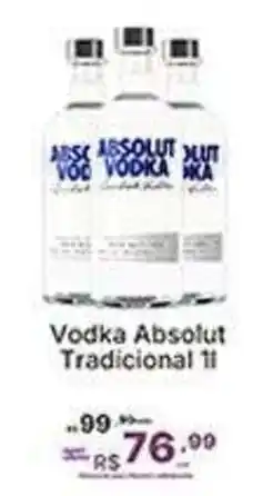 Super Lagoa Vodka absolut tradicional ii oferta