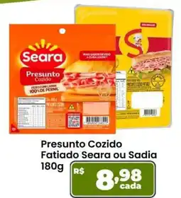 Ultrabox Presunto cozido fatiado seara ou sadia oferta