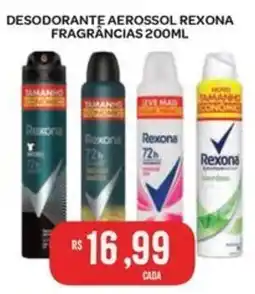 Atacadão Dia a Dia Desodorante aerossol rexona fragrâncias 200ml oferta