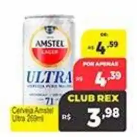 Supermercados Rex Cerveja Amstel Ultra oferta