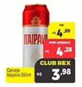 Supermercados Rex Cerveja Itaipava oferta