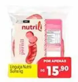 Supermercados Rex Linguiça Nutrili Sufra kg oferta