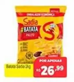 Supermercados Rex Batata Sadia oferta