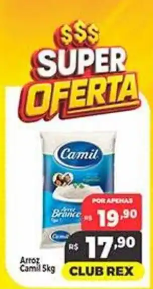 Supermercados Rex Arroz Camil oferta