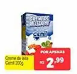 Supermercados Rex Creme de leite Camil oferta