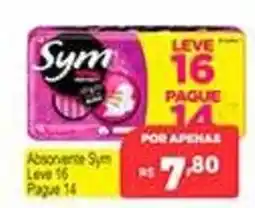 Supermercados Rex Absorvente sym oferta