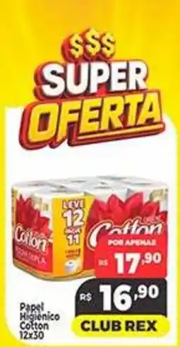 Supermercados Rex Papel Higienico Cotton oferta