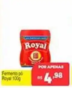 Supermercados Rex Fermento pô royal oferta