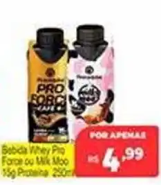 Supermercados Rex Bebida Whey Pro Force ou Milk Moo oferta