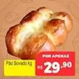 Supermercados Rex Pão Sovado kg oferta