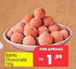 Supermercados Rex Bolinho Chuvão a cada 100g oferta