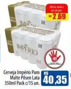 Proença Supermercados Cerveja imperio puro malte pilsen lata oferta