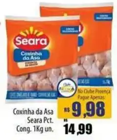 Proença Supermercados Coxinha da Asa Seara Pct. oferta