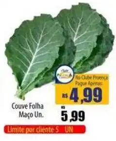 Proença Supermercados Couve Folha Maço Un. oferta