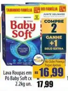 Proença Supermercados Lava Roupas em Pó Baby Soft oferta