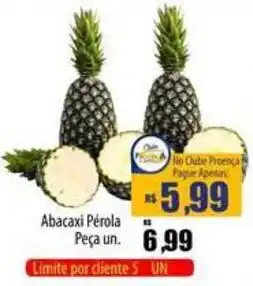 Proença Supermercados Abacaxi Pérola oferta