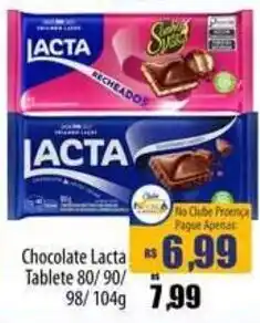 Proença Supermercados Chocolate lacta tablete oferta