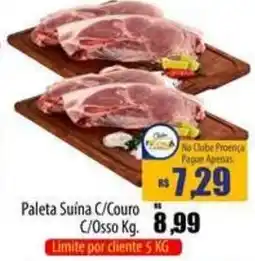 Proença Supermercados Paleta Suína C/Couro C/Osso Kg. oferta