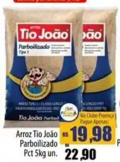 Proença Supermercados Arroz tio joão parbolizado oferta