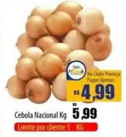 Proença Supermercados Cebola Nacional oferta