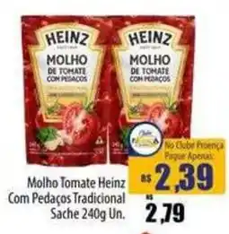 Proença Supermercados Molho Tomate Heinz Com Pedaços Tradicional oferta