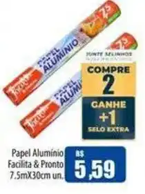Proença Supermercados Papel Alumínio Facilix & Pronto oferta