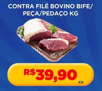 Contra filé bovino bife