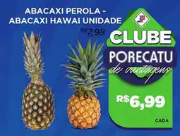 Supermercado Porecatu Abacaxi perola - abacaxi hawaii unidade oferta