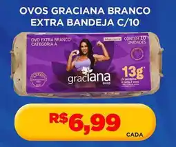 Supermercado Porecatu Ovos graciana branco extra bandeja oferta