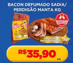 Supermercado Porecatu Bacon defumado sadia/ perdigão manta oferta