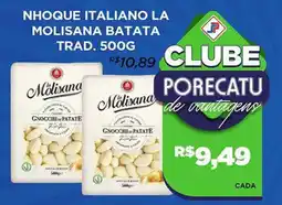 Supermercado Porecatu Nhoque italiano la molisana batata trad. oferta