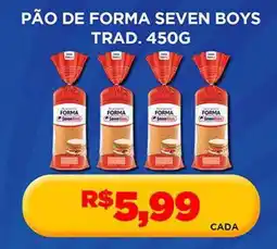 Supermercado Porecatu Pão de forma seven boys trad. oferta