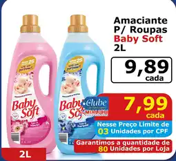 Mialich Supermercados Amaciantes p/ roupas baby soft oferta