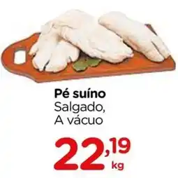 Carrefour Pé suíno salgado, a vácuo oferta