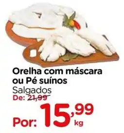 Carrefour Orelha com máscara ou Pé suínos Salgados oferta