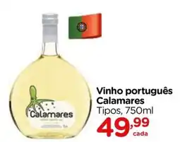 Carrefour Vinho português Calamares Tipos oferta