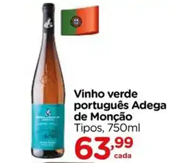 Carrefour Vinho verde português Adega de Monção Tipos oferta