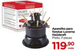 Carrefour Aparelho para fondue lucerna hauskraft oferta